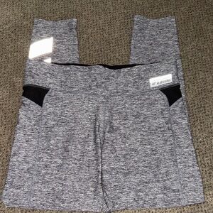 Victoria's Secret PINK ultimate Heathered Gray leggings SZ L